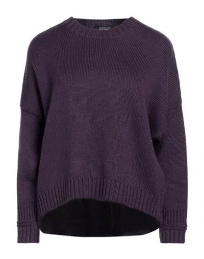 Aragona Woman Sweater Plum Size 2 Merino Wool In Purple