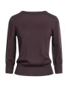 Aragona Woman Sweater Plum Size 8 Merino Wool In Brown