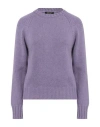 Aragona Woman Sweater Purple Size 10 Cashmere In Multi