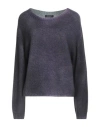 Aragona Woman Sweater Purple Size 10 Merino Wool