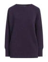Aragona Woman Sweater Purple Size 6 Cashmere
