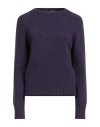 Aragona Woman Sweater Purple Size 8 Cashmere