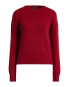 Aragona Woman Sweater Red Size 4 Cashmere In Brown