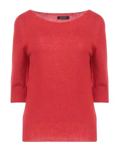 Aragona Woman Sweater Red Size 4 Cashmere