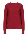 Aragona Woman Sweater Red Size 8 Cashmere