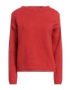 Aragona Woman Sweater Red Size 8 Cashmere
