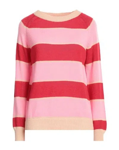 Aragona Woman Sweater Red Size 8 Cashmere, Polyamide