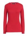 Aragona Woman Sweater Red Size 8 Cashmere In Red