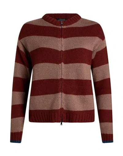 Aragona Woman Sweater Rust Size 4 Cashmere In Multi