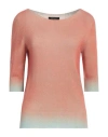 Aragona Woman Sweater Rust Size 8 Cashmere In Red