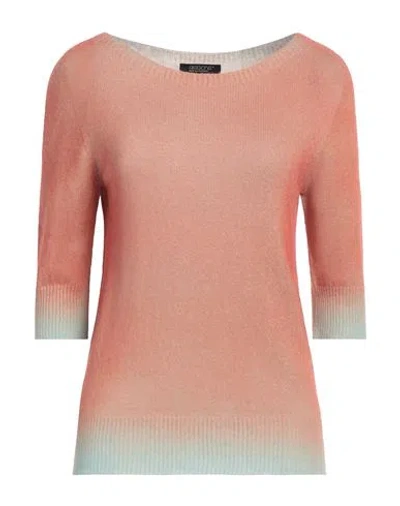 Aragona Woman Sweater Rust Size 8 Cashmere In Red