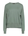 Aragona Woman Sweater Sage Green Size 12 Merino Wool