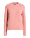 Aragona Woman Sweater Salmon Pink Size 12 Cashmere