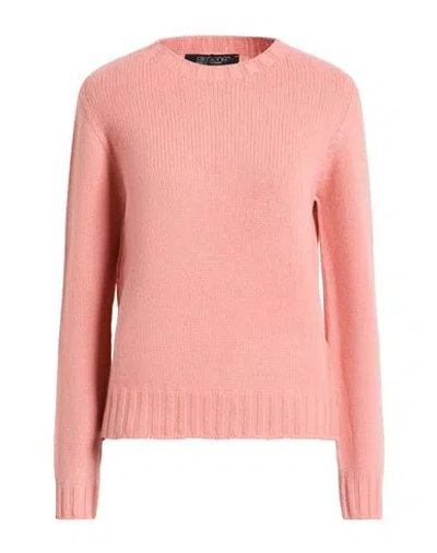 Aragona Woman Sweater Salmon Pink Size 12 Cashmere