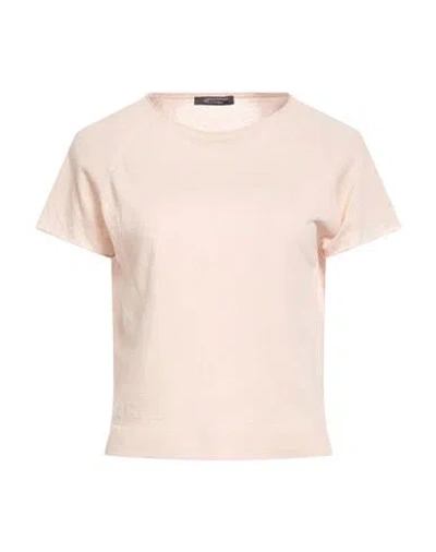 Aragona Woman Sweater Sand Size 10 Linen, Cotton In Nude