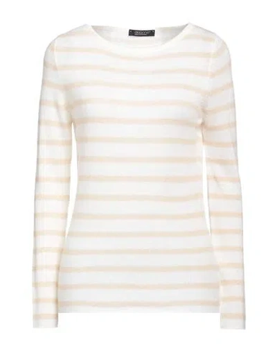 Aragona Woman Sweater Sand Size 8 Cashmere