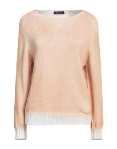 Aragona Woman Sweater Sand Size 8 Cotton In Beige