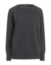 Aragona Woman Sweater Steel Grey Size 10 Cashmere