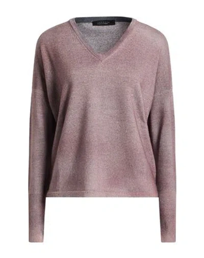 Aragona Woman Sweater Taupe Size 8 Merino Wool In Gray