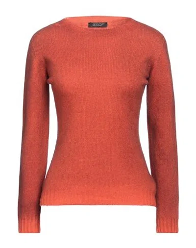 Aragona Woman Sweater Tomato Red Size 10 Wool, Cashmere In Tomato Red
