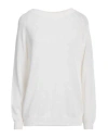 Aragona Woman Sweater White Size 10 Cashmere, Polyamide
