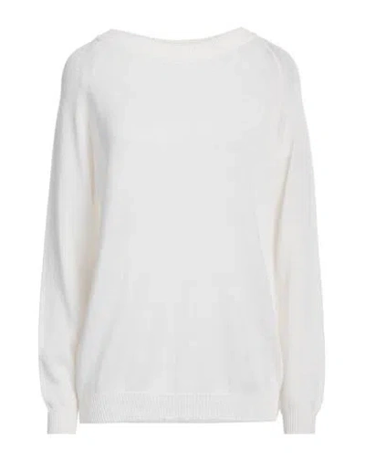 Aragona Woman Sweater White Size 10 Cashmere, Polyamide