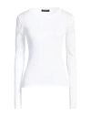 Aragona Woman Sweater White Size 10 Cotton