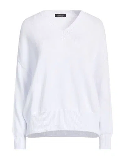 Aragona Woman Sweater White Size 10 Cotton