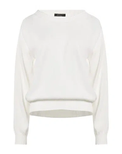 Aragona Woman Sweater White Size 12 Cotton