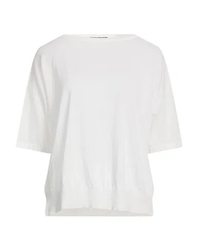 Aragona Woman Sweater White Size 12 Cotton