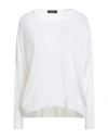 Aragona Woman Sweater White Size 12 Merino Wool