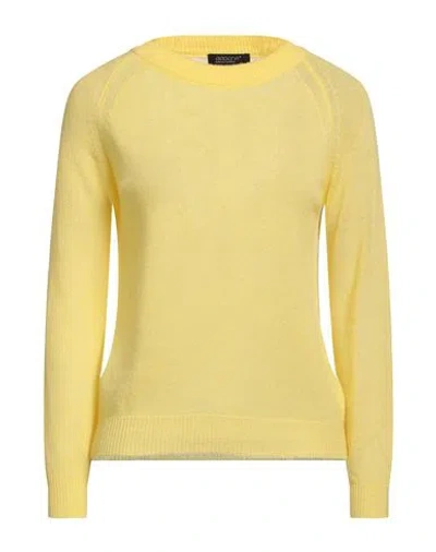 Aragona Woman Sweater Yellow Size 10 Cashmere, Polyamide