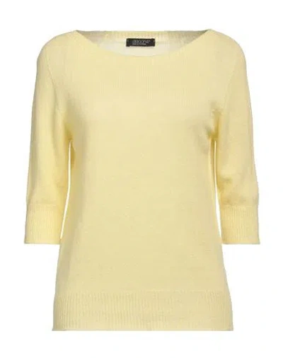 Aragona Woman Sweater Yellow Size 6 Cashmere