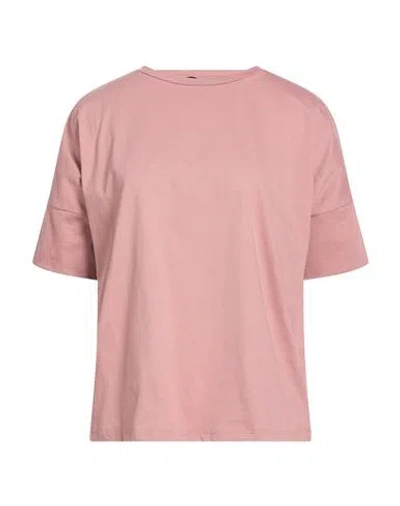 Aragona Woman T-shirt Antique Rose Size 8 Cotton In Pink