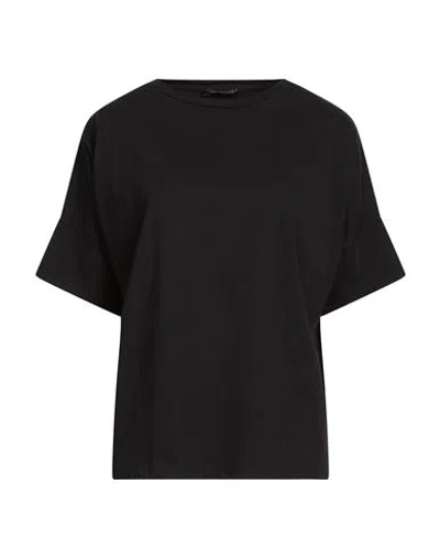 Aragona Woman T-shirt Black Size 12 Cotton