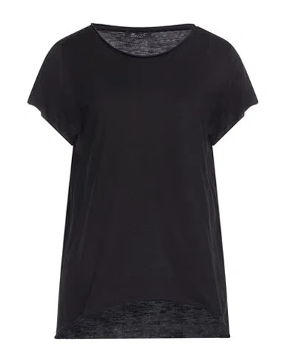 Aragona Woman T-shirt Black Size 6 Cotton