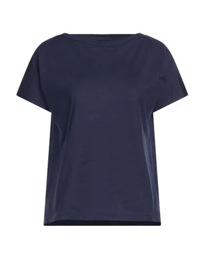 Aragona Woman T-shirt Midnight Blue Size 10 Cotton