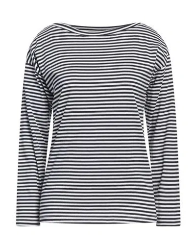 Aragona Woman T-shirt Midnight Blue Size 8 Cotton