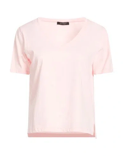 Aragona Woman T-shirt Pink Size 12 Cotton