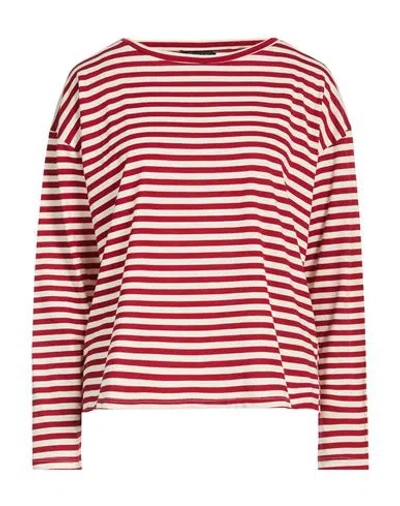 Aragona Woman T-shirt Red Size 12 Cotton