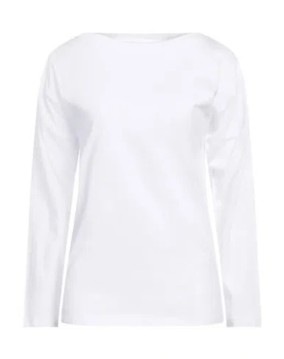 Aragona Woman T-shirt White Size 8 Cotton