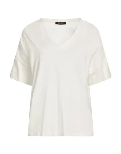 Aragona Woman T-shirt White Size 8 Cotton