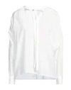 Aragona Woman Top White Size 10 Silk In White