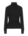 Aragona Woman Turtleneck Black Size 10 Cashmere