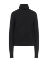 Aragona Woman Turtleneck Black Size 12 Cashmere