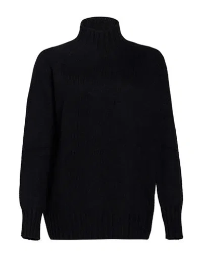 Aragona Woman Turtleneck Black Size 4 Cashmere