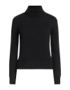 Aragona Woman Turtleneck Black Size 8 Cashmere