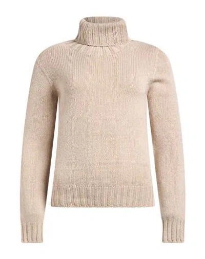 Aragona Woman Turtleneck Cream Size 2 Cashmere In Neutral