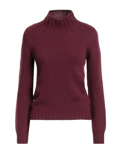 Aragona Woman Turtleneck Garnet Size 6 Cashmere In Burgundy