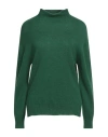 Aragona Woman Turtleneck Green Size 8 Cashmere In Green
